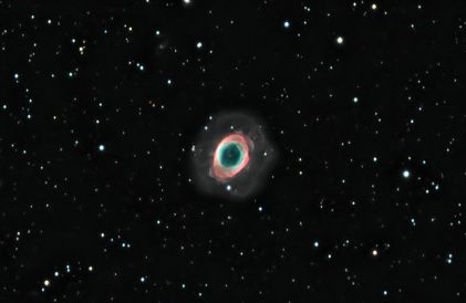 M57 Ha/OIII, L, RGB picture.