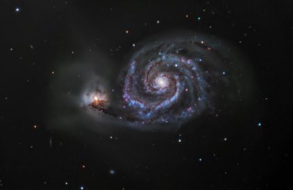 M51, a LRGB picture.